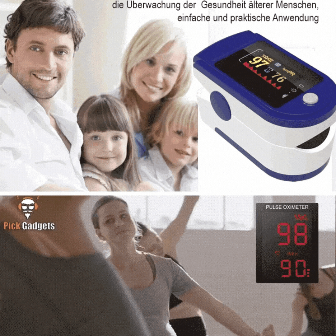 OxiCare® Oximetro medico + Oferta 1 Gratis