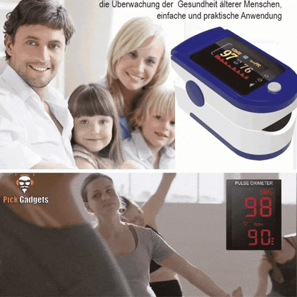 OxiCare® Oximetro medico + Oferta 1 Gratis